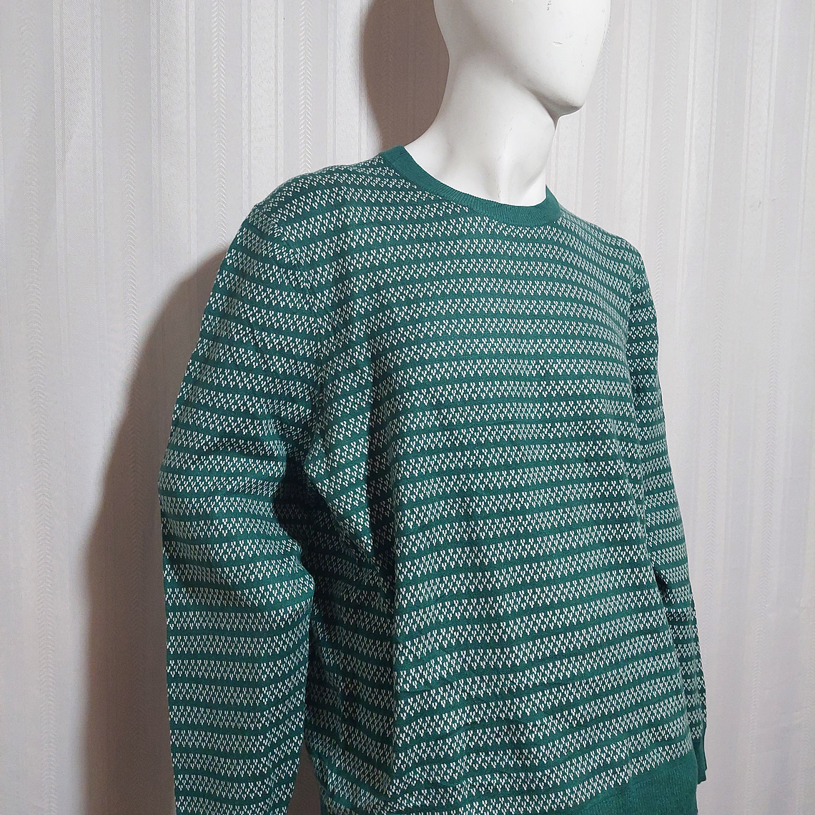 SWEATER CASUAL VERDE FREE ASSEMBLY TALLA XL 2