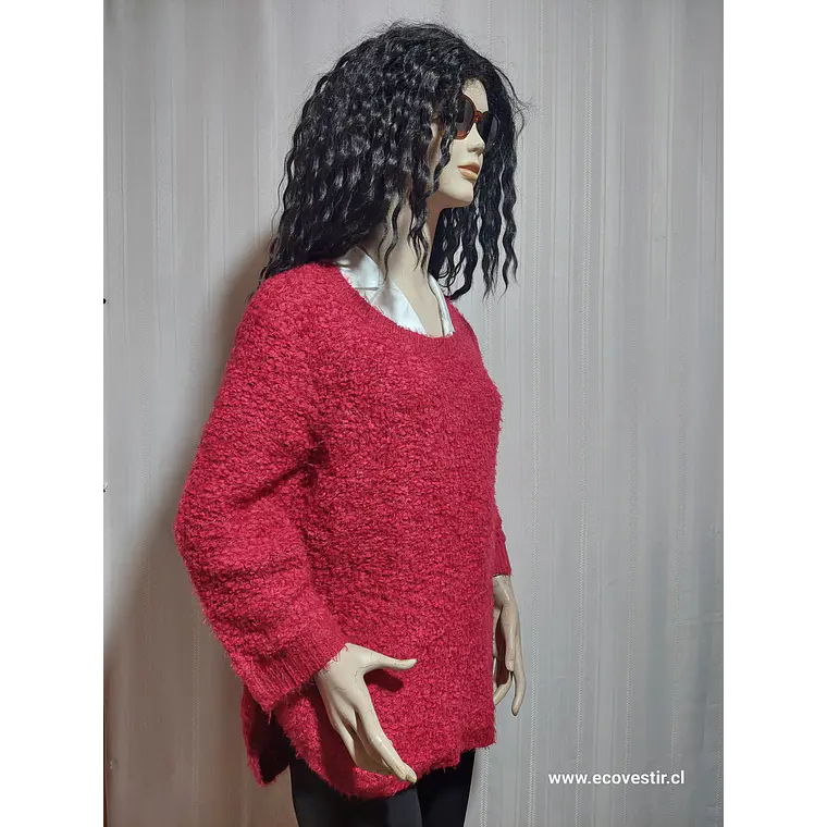 SWEATER CASUAL ROJO, JOHN PAUL RICHARD TALLA XXL 2