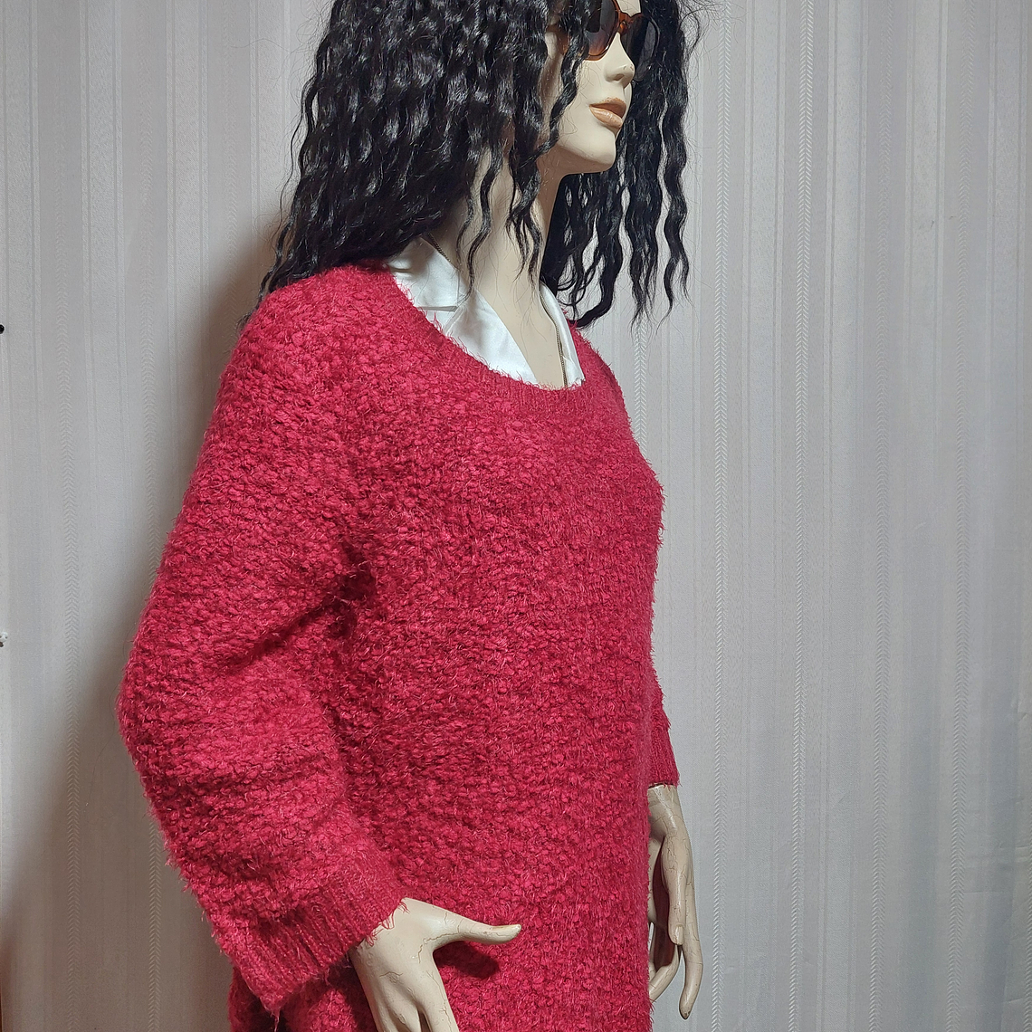 SWEATER CASUAL ROJO, JOHN PAUL RICHARD TALLA XXL 2