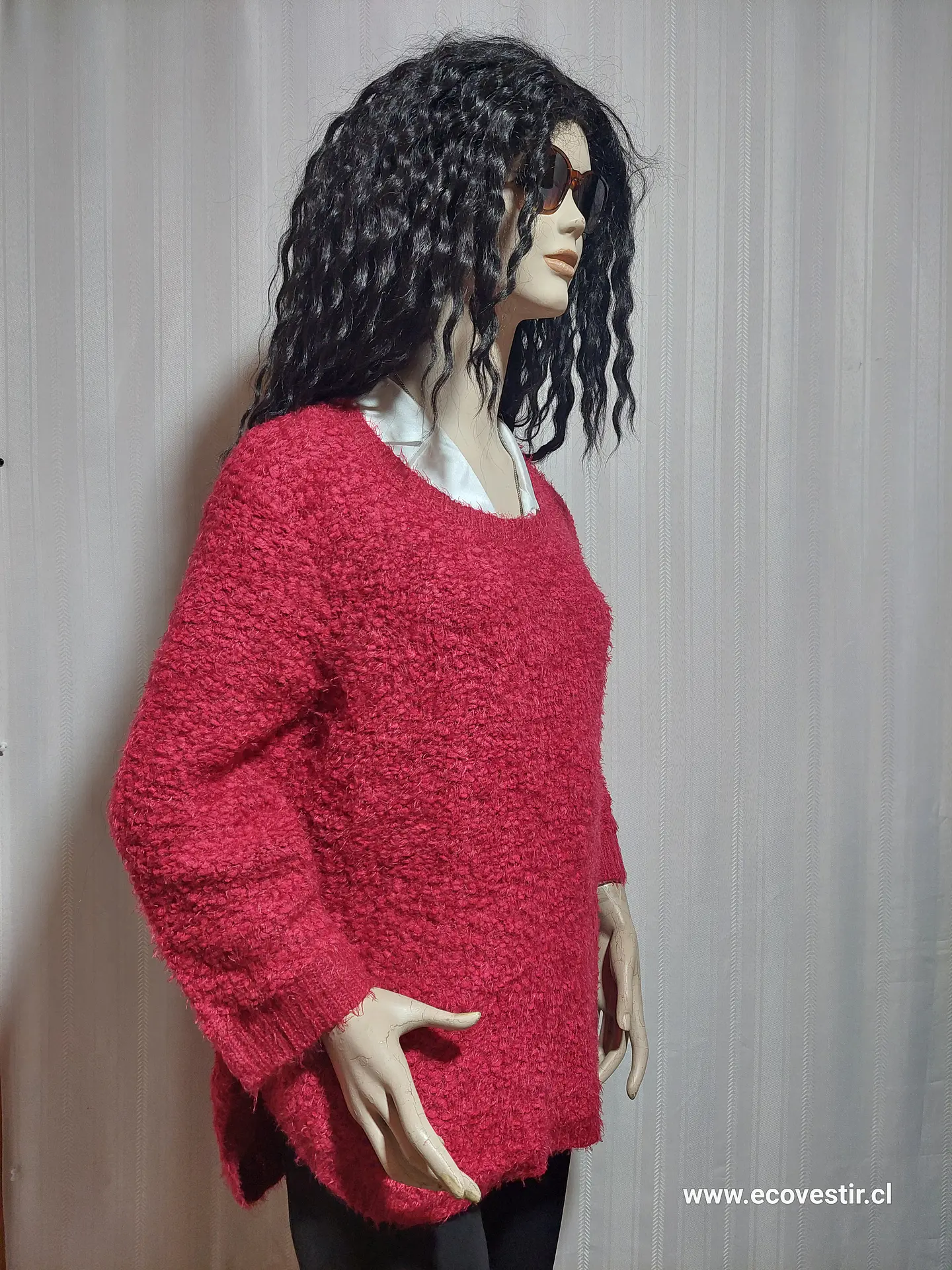 SWEATER CASUAL ROJO, JOHN PAUL RICHARD TALLA XXL 2