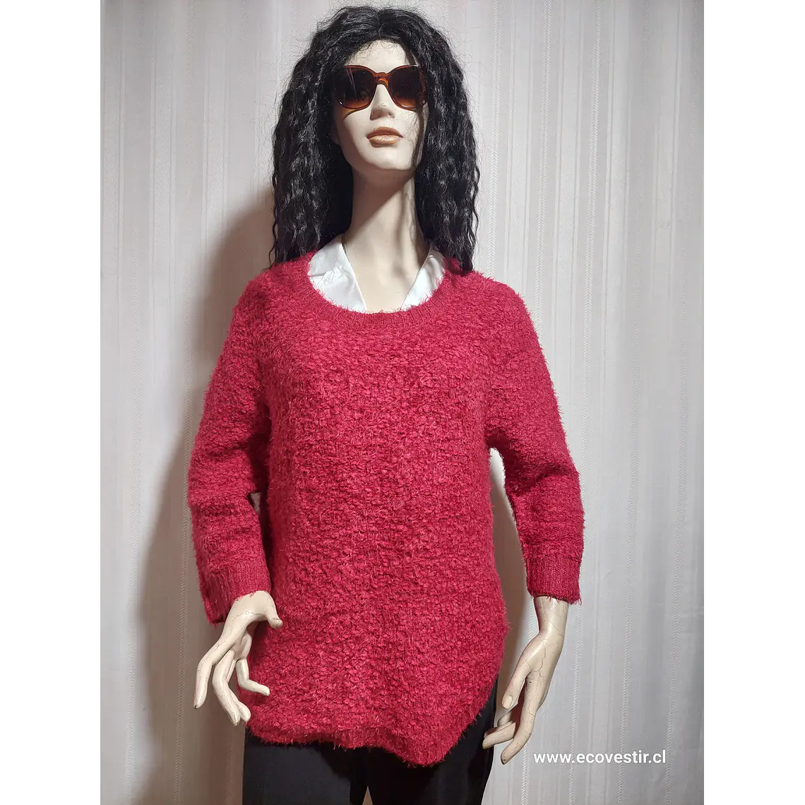SWEATER CASUAL ROJO, JOHN PAUL RICHARD TALLA XXL 1