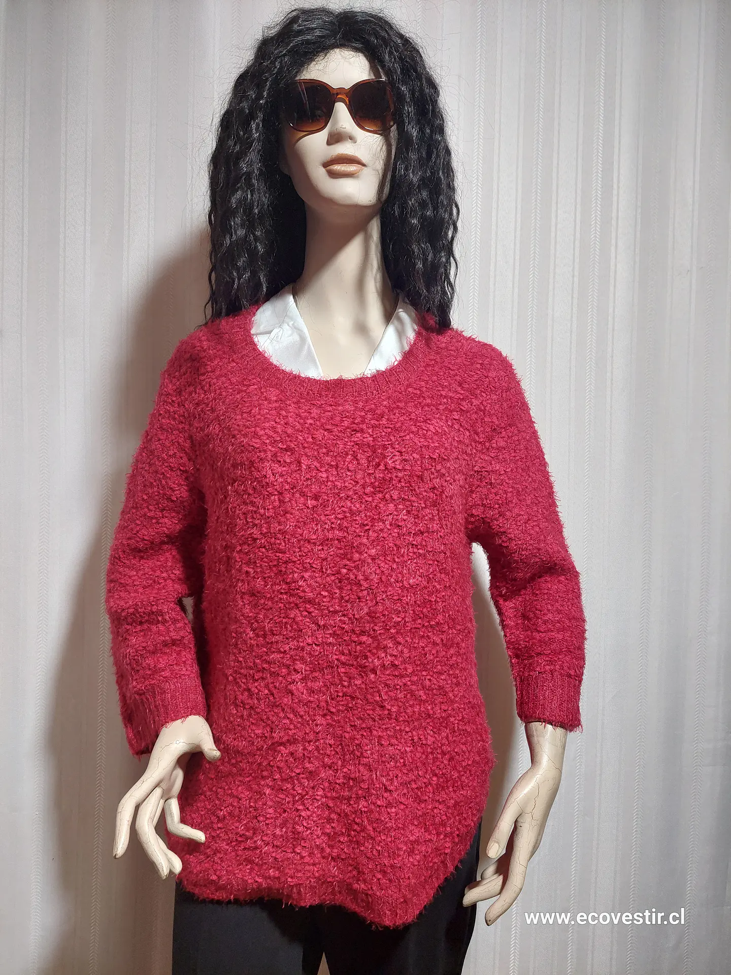 SWEATER CASUAL ROJO, JOHN PAUL RICHARD TALLA XXL 1