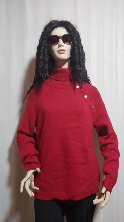SWEATER CHARTER CLUB ROJO TALLA XL