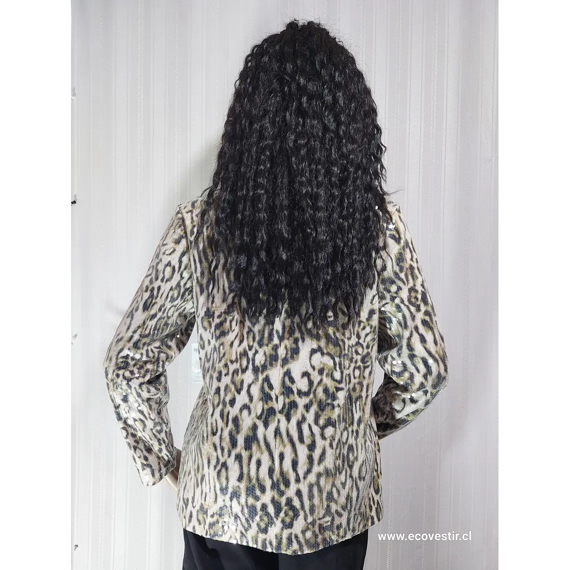 TOP LENTEJUELAS LEOPARDO CHICO'S TALLA 2 3