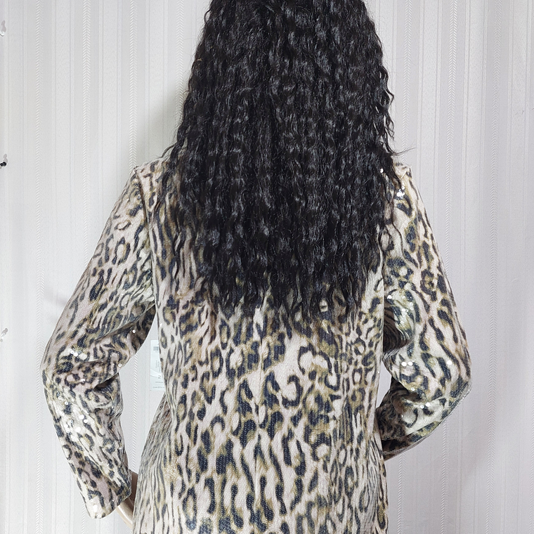 TOP LENTEJUELAS LEOPARDO CHICO'S TALLA 2 3
