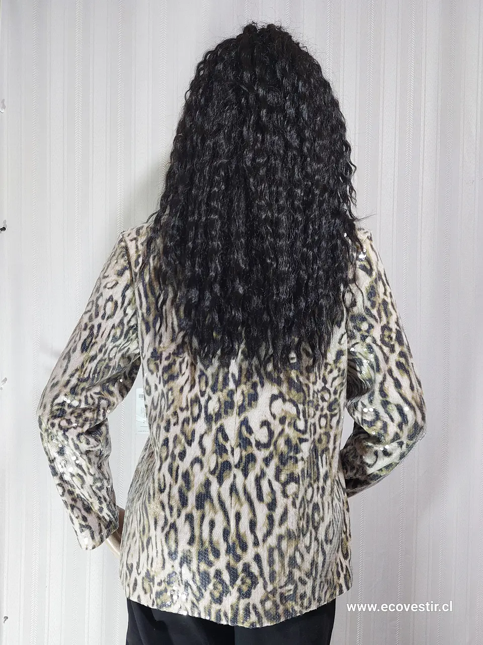 TOP LENTEJUELAS LEOPARDO CHICO'S TALLA 2 3