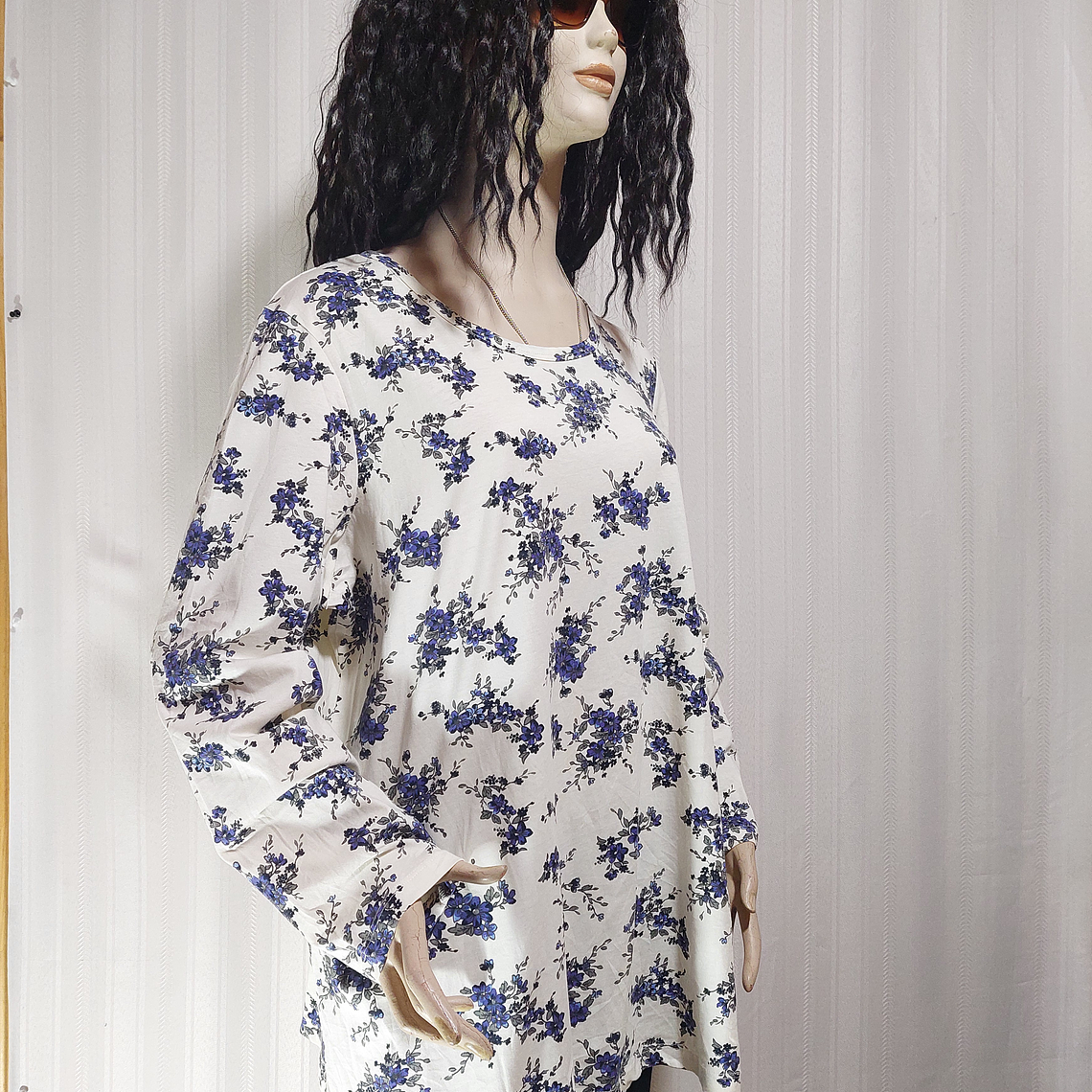 POLERA M/L FLORAL MULTICOLOR WOMAN WITHIN TALLA 1X 2