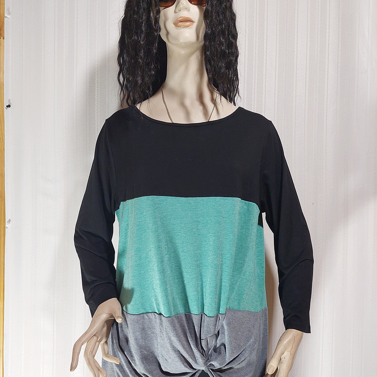 POLERA M/L MULTICOLOR PINUP FASHION TALLA 2X 1