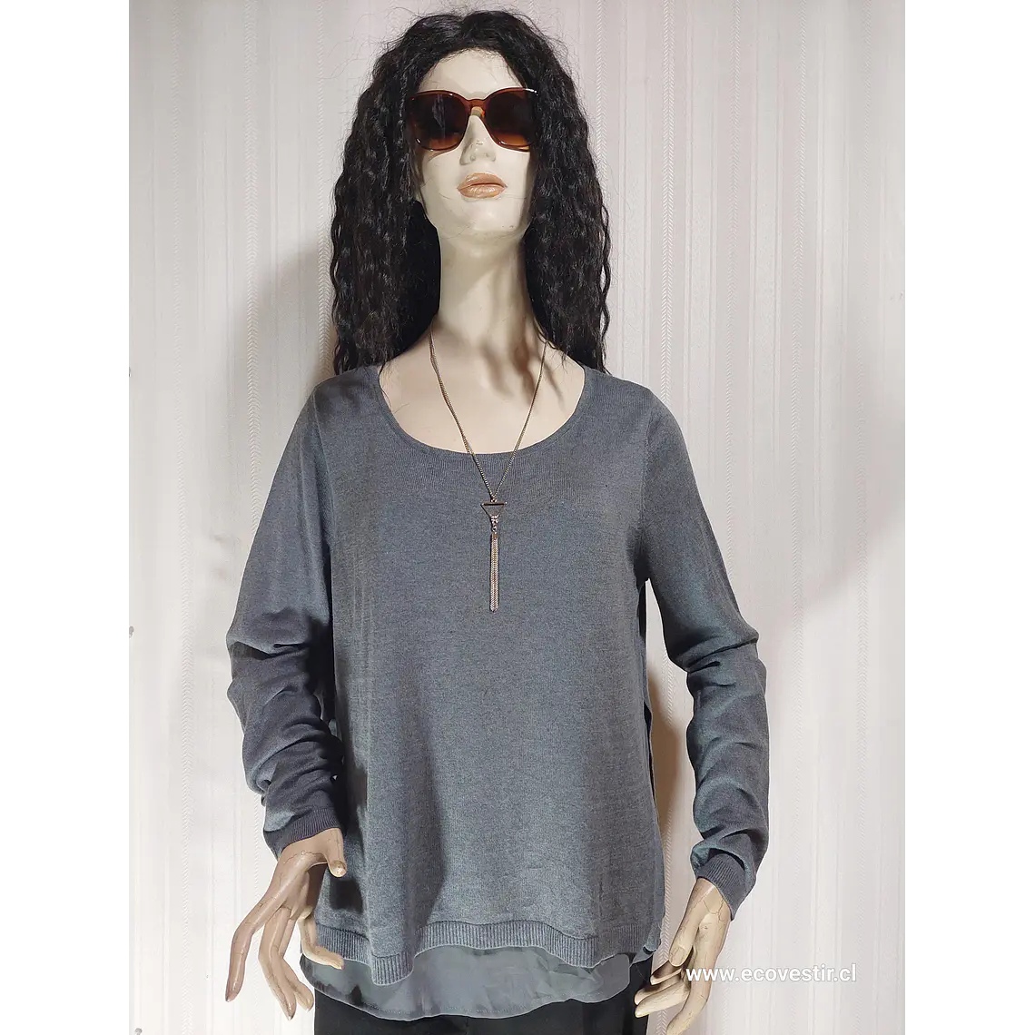 SWEATER GRIS THE LIMITED TALLA XL 1