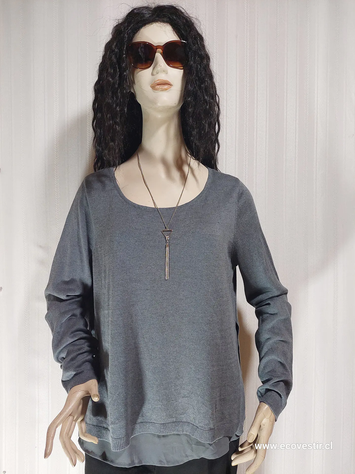 SWEATER GRIS THE LIMITED TALLA XL 1