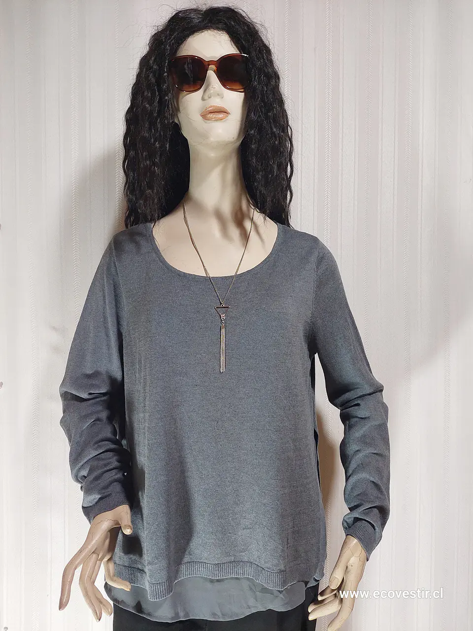 SWEATER GRIS THE LIMITED TALLA XL 1