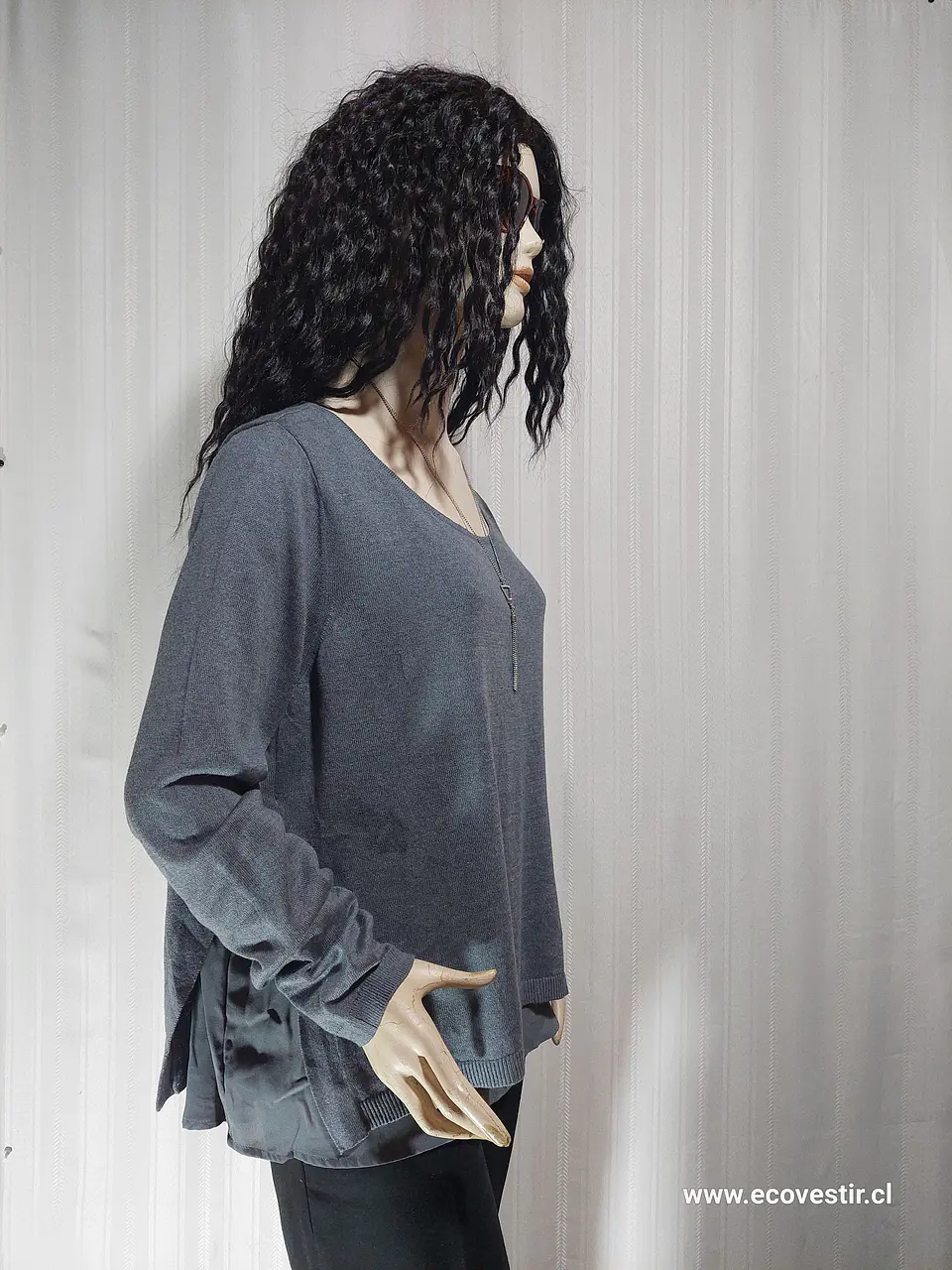 SWEATER GRIS THE LIMITED TALLA XL 2