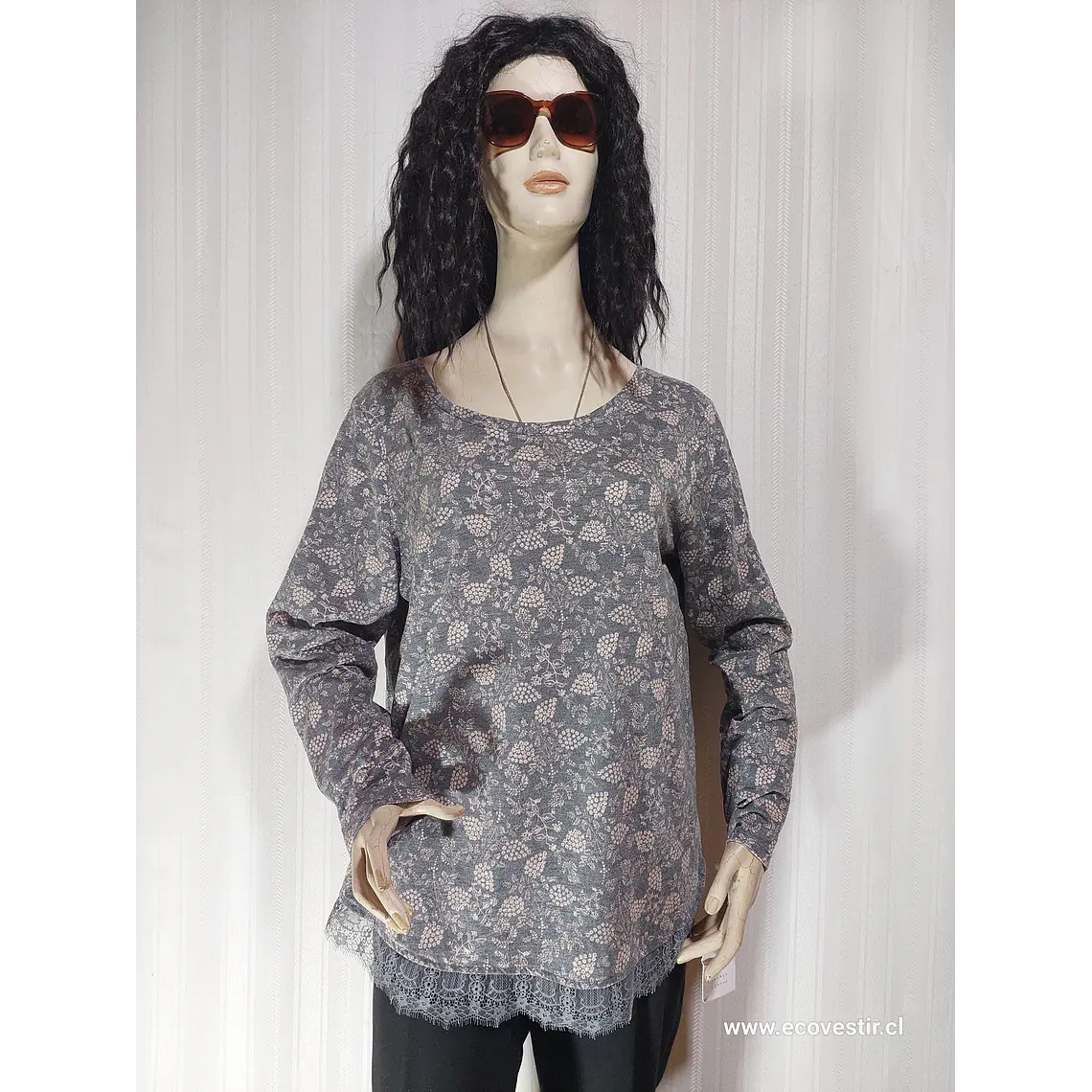 BLUSA MULTICOLOR LAUREN CONRAD TALLA XL 1