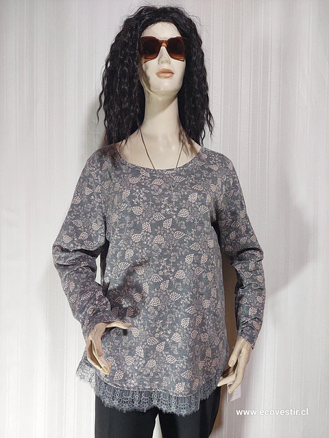 BLUSA MULTICOLOR LAUREN CONRAD TALLA XL