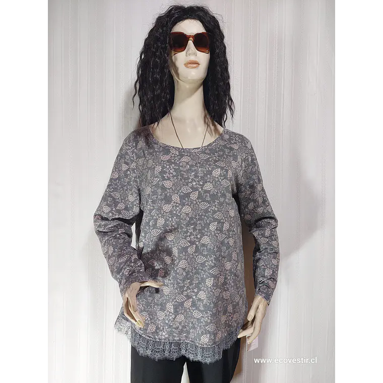 BLUSA MULTICOLOR LAUREN CONRAD TALLA XL 1
