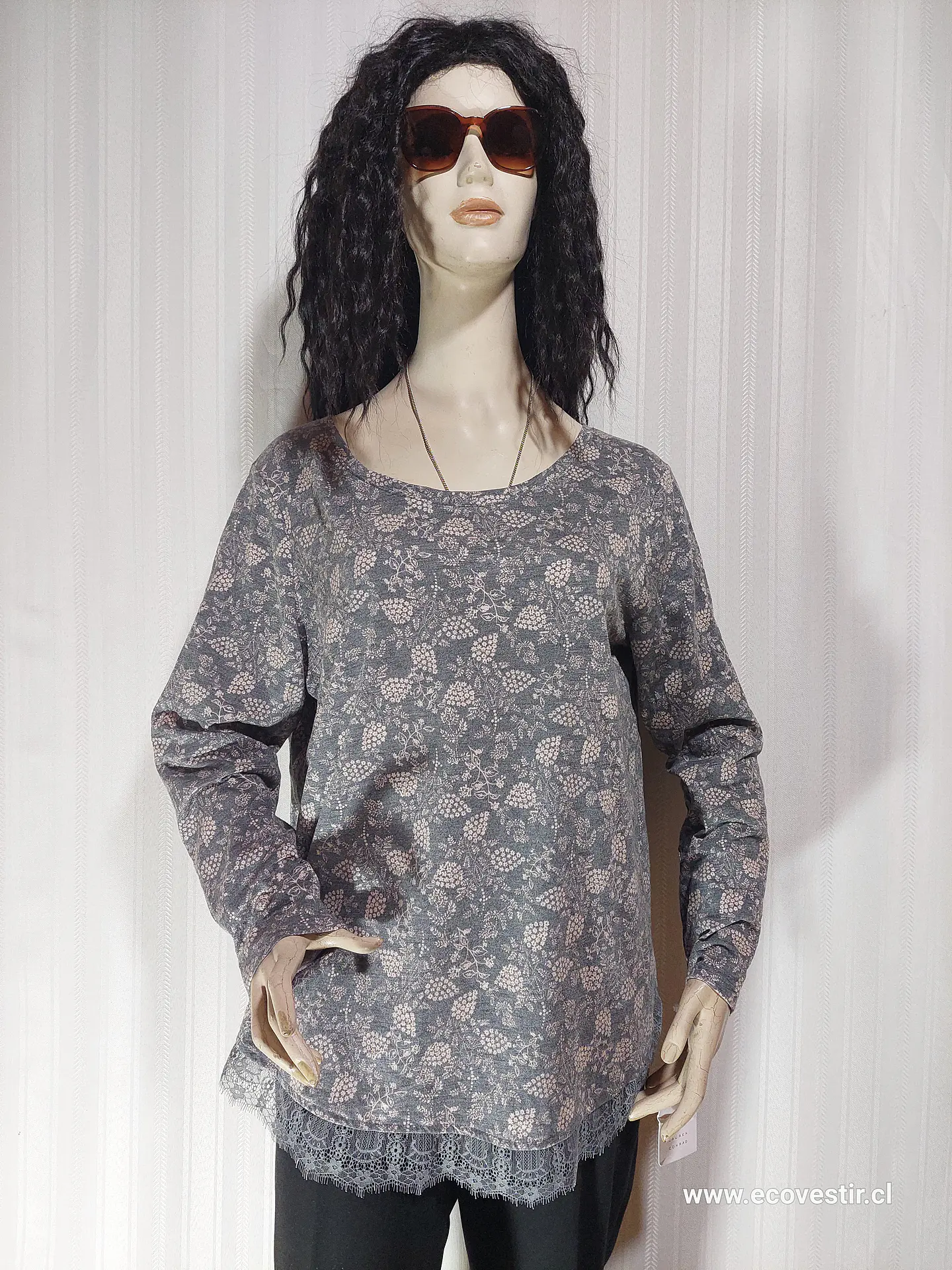 BLUSA MULTICOLOR LAUREN CONRAD TALLA XL 1