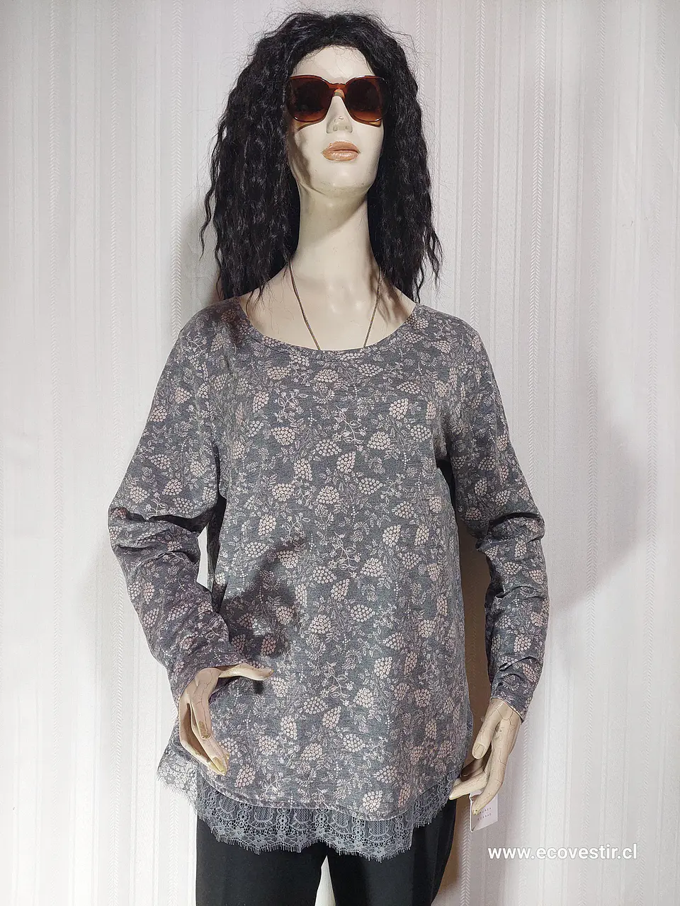 BLUSA MULTICOLOR LAUREN CONRAD TALLA XL 1