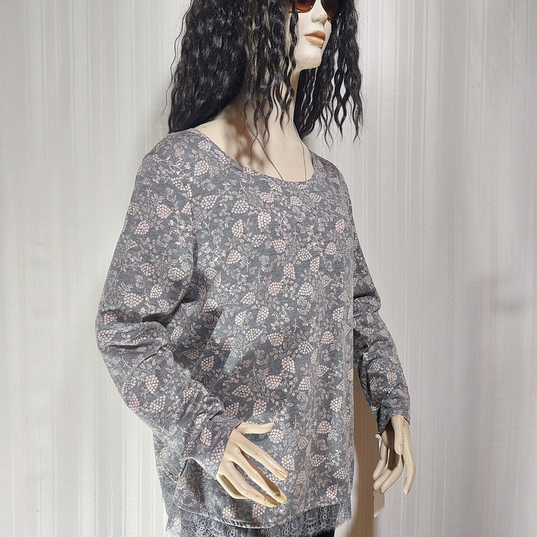 BLUSA MULTICOLOR LAUREN CONRAD TALLA XL 2