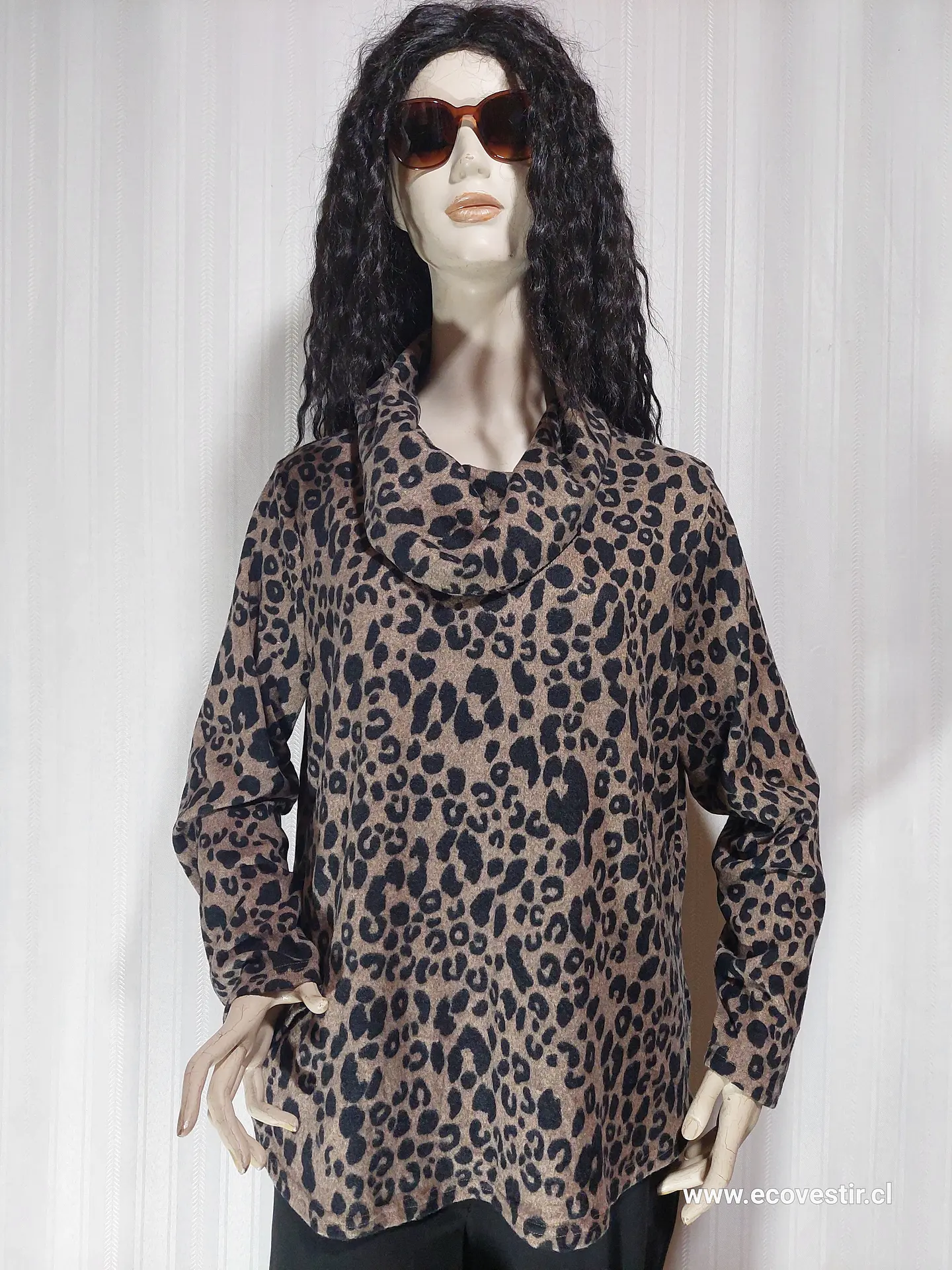 SWEATER ANIMAL PRINT KATE PARK TALLA XL 1