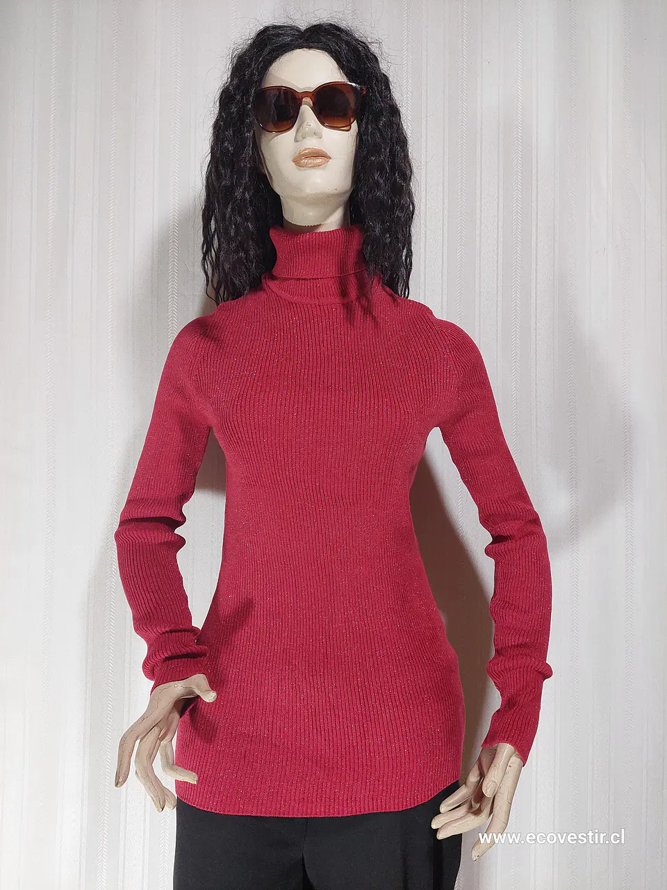 SWEATER ROJO BASIC EDITIONS TALLA XXL 1
