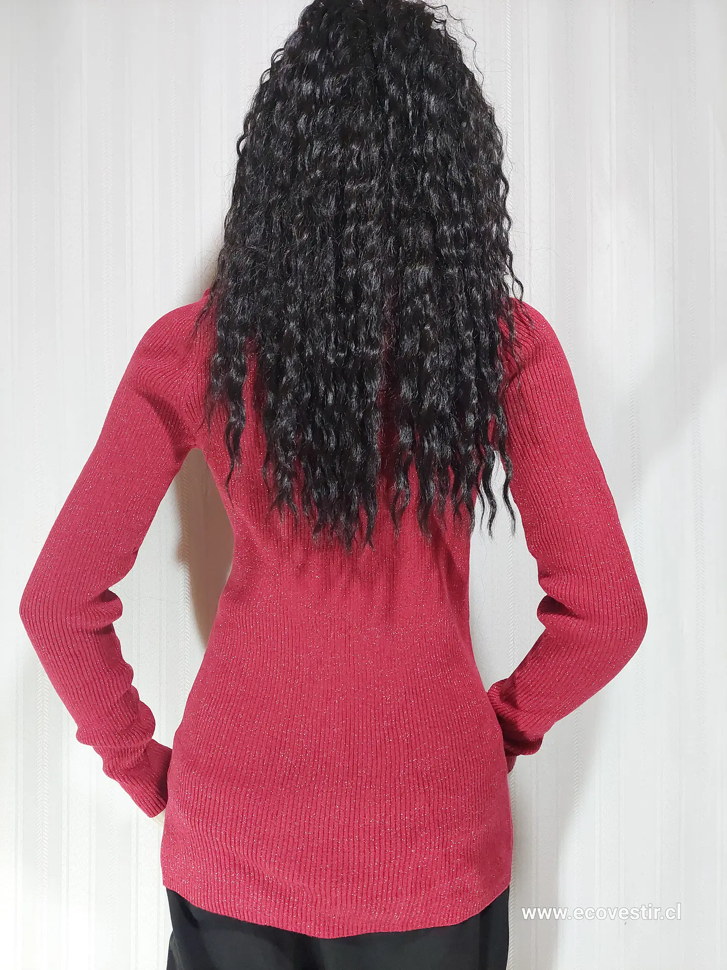 SWEATER ROJO BASIC EDITIONS TALLA XXL 3