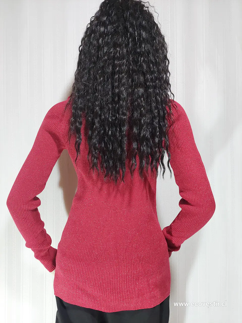 SWEATER ROJO BASIC EDITIONS TALLA XXL 3