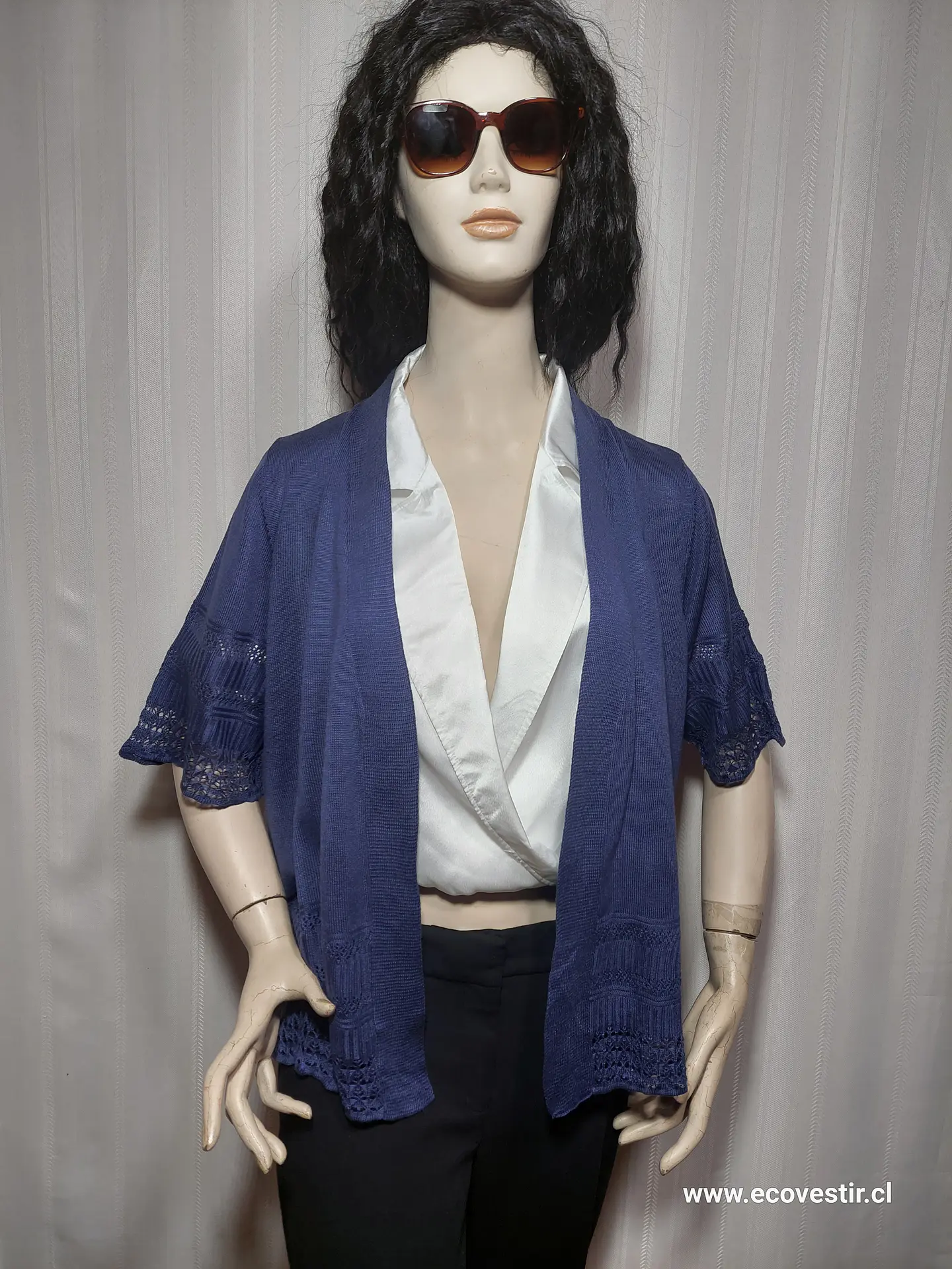 SWEATER AZUL FADED GLORIY TALLA XXL 1