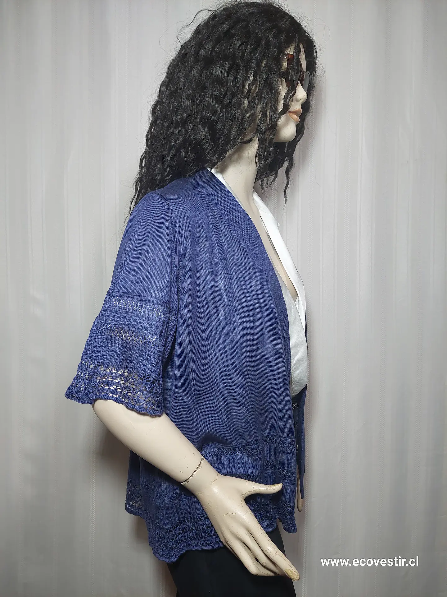 SWEATER AZUL FADED GLORIY TALLA XXL 2