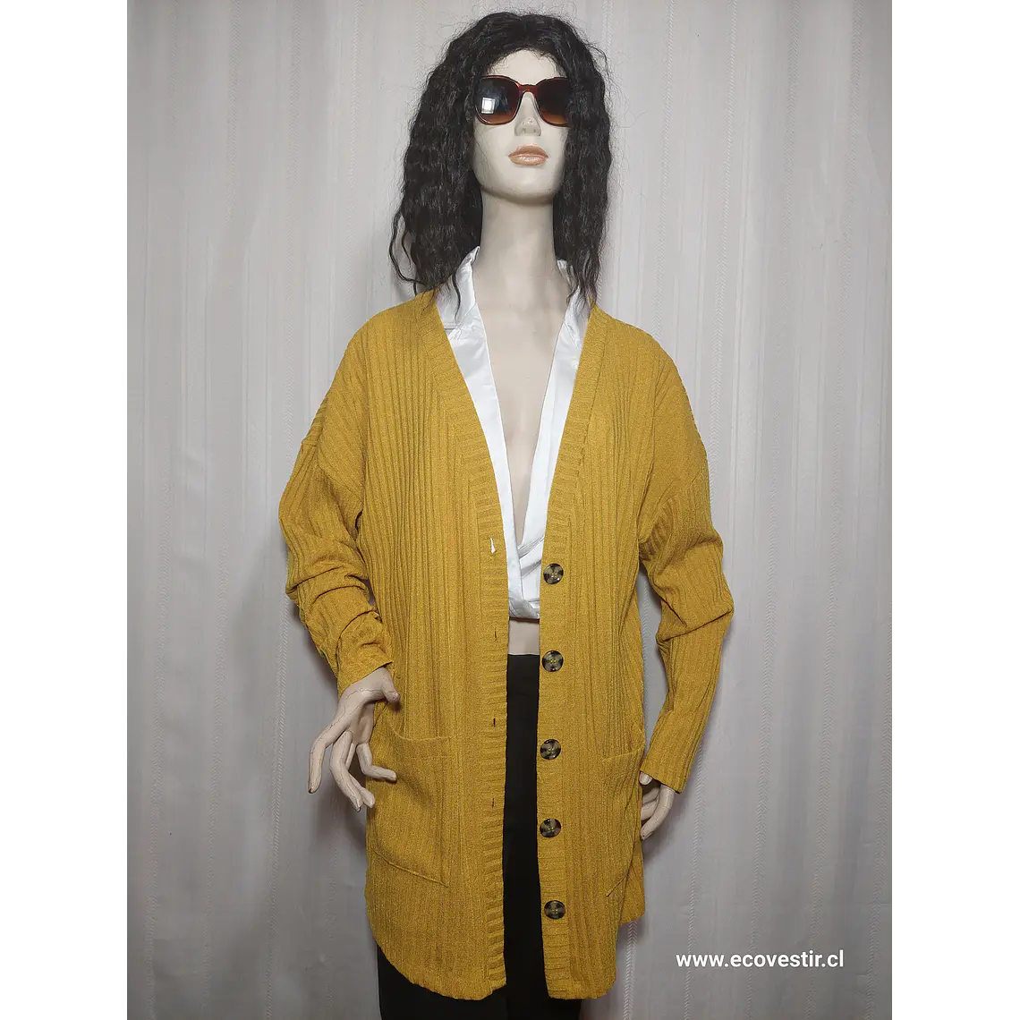 CHALECO MOSTAZA PERSEPTION CONCEPT TALLA XL 1