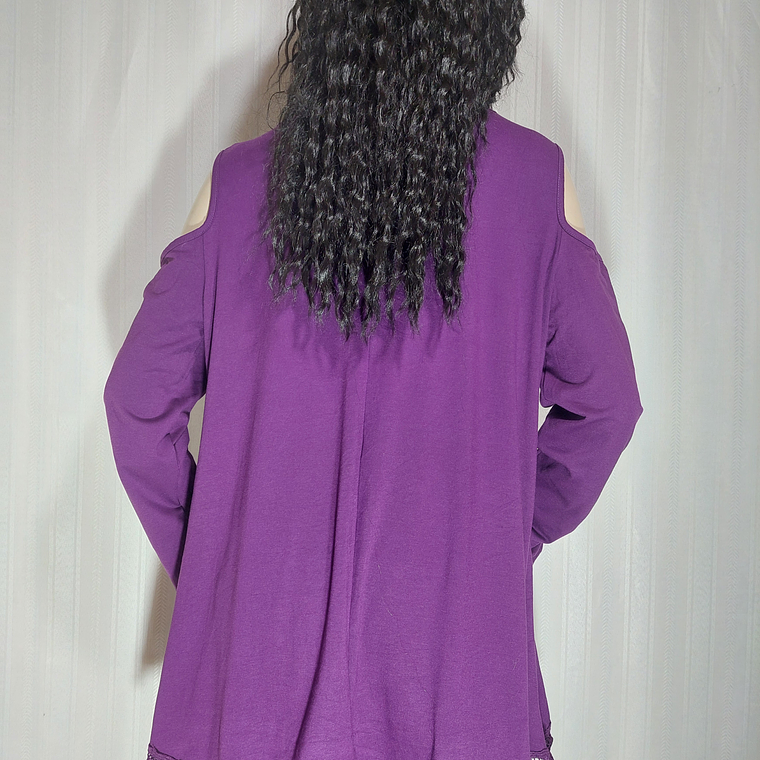 BLUSA VIOLETA UNIBOUTIQUE TALLA XXL 3