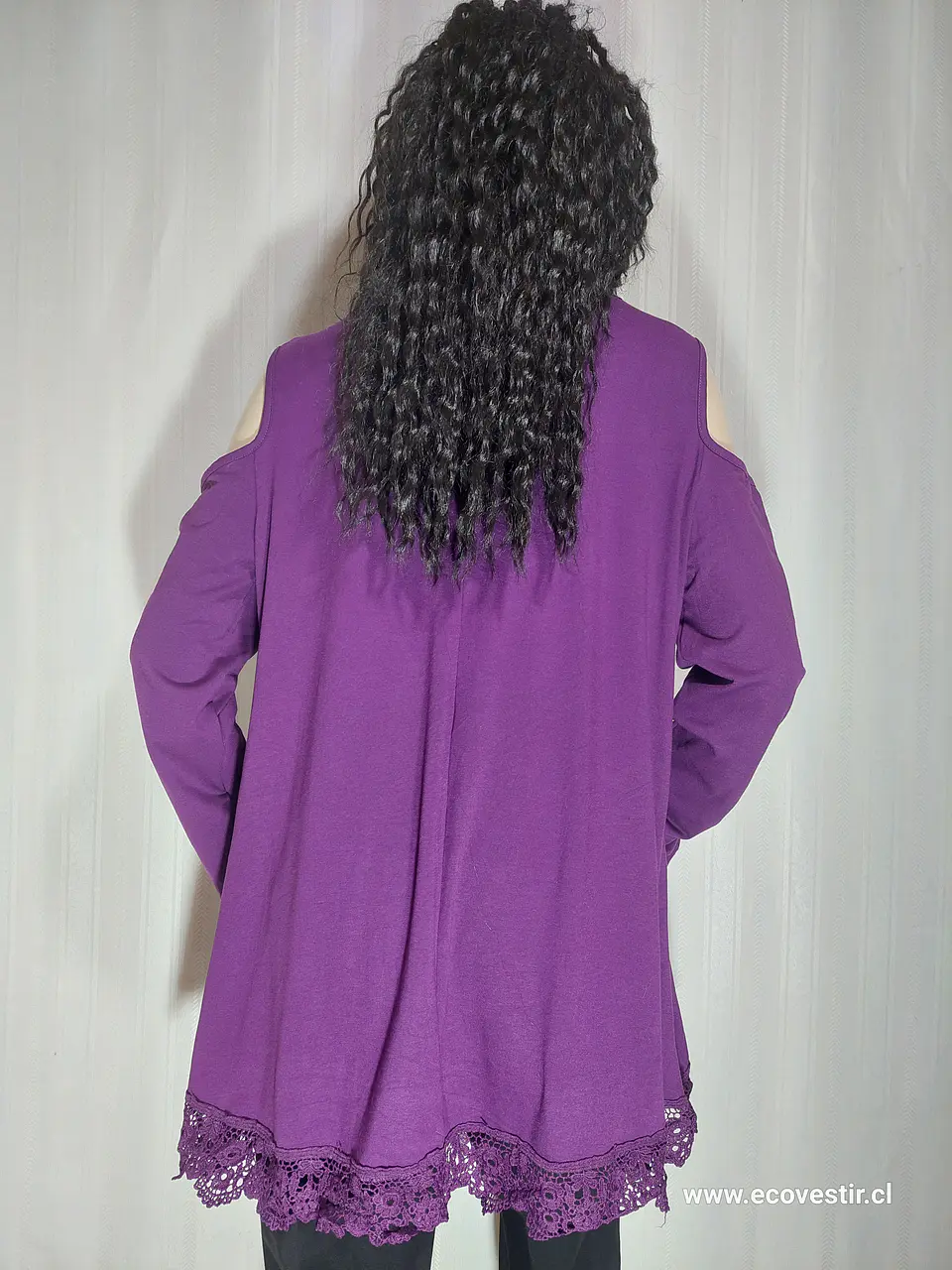 BLUSA VIOLETA UNIBOUTIQUE TALLA XXL 3
