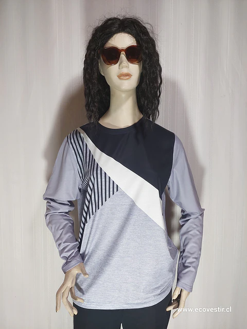 POLERA M/L MULTICOLOR  EXCLUSIVE TALLA XL