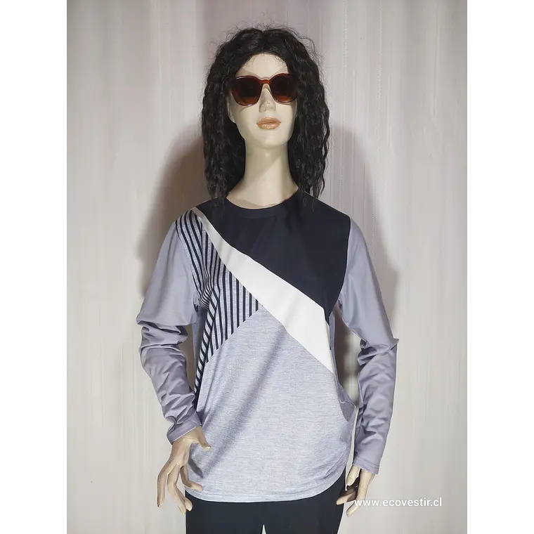 POLERA M/L MULTICOLOR  EXCLUSIVE TALLA XL 1