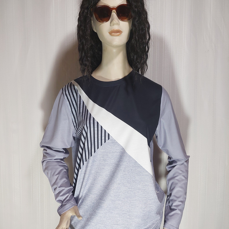 POLERA M/L MULTICOLOR  EXCLUSIVE TALLA XL 1