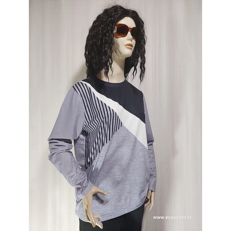 POLERA M/L MULTICOLOR  EXCLUSIVE TALLA XL 2
