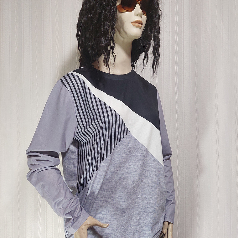 POLERA M/L MULTICOLOR  EXCLUSIVE TALLA XL 2