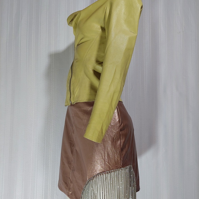 FALDA DORADA SAY WHAT TALLA XL 2