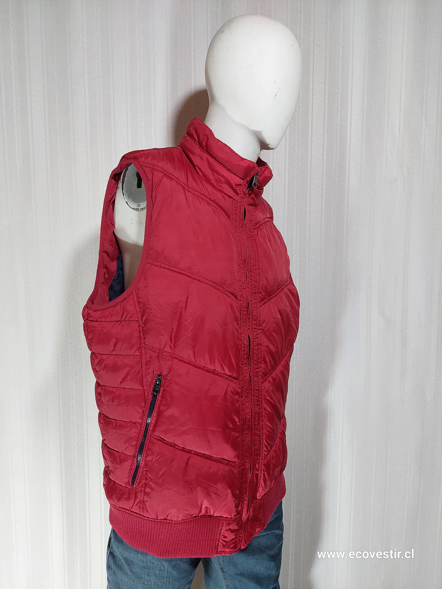 PARKA S/MANGA ROJO KVL TALLA XL 2