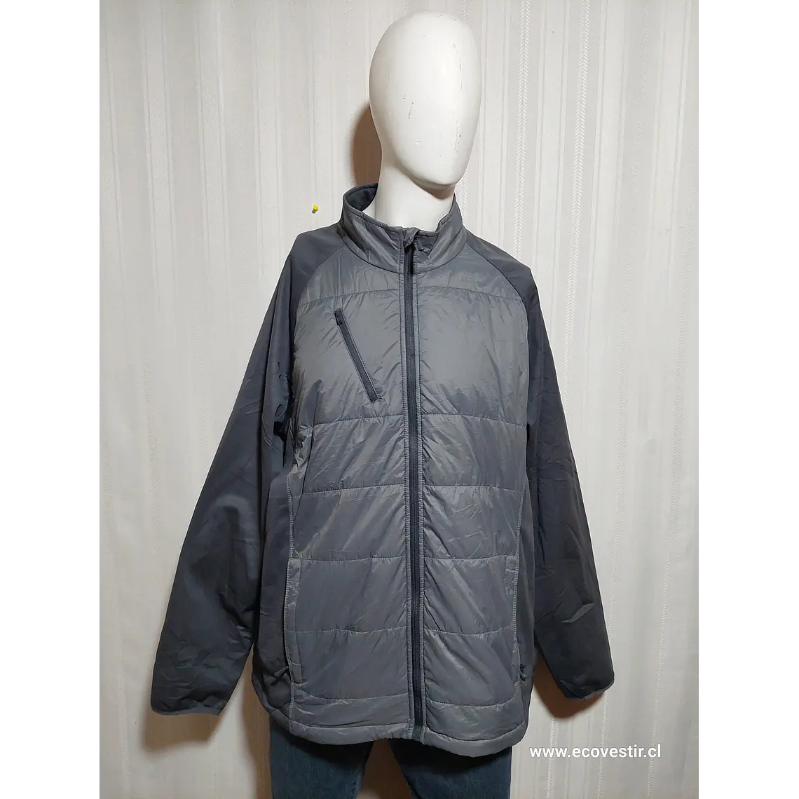 PARKA  GRIS PORT AUTHORITY  TALLA 3XL 1