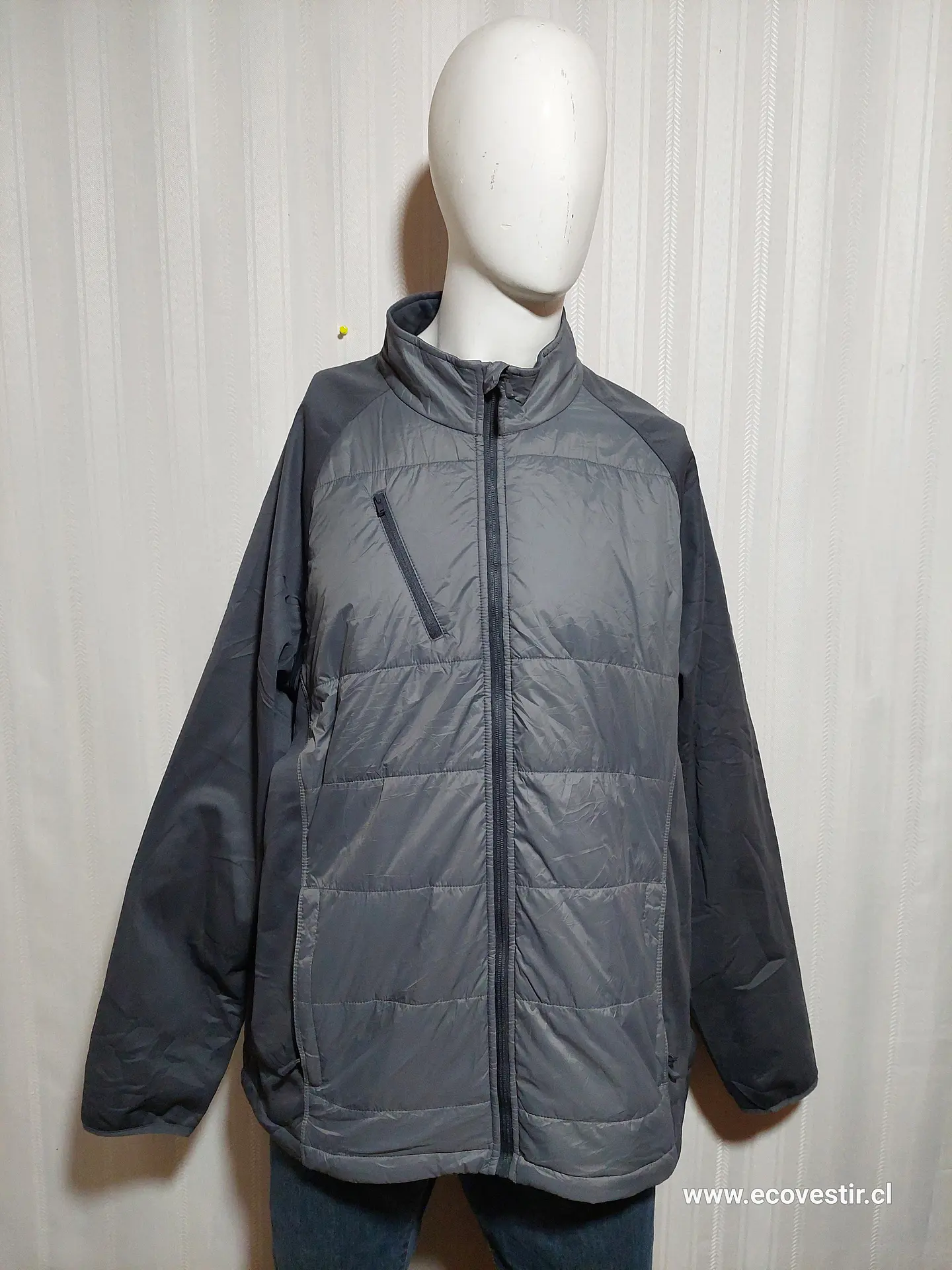 PARKA  GRIS PORT AUTHORITY  TALLA 3XL 1