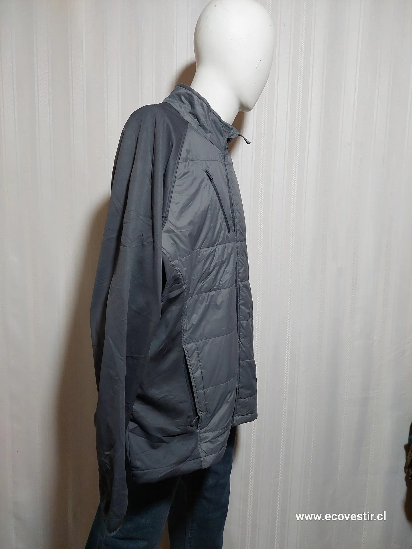 PARKA  GRIS PORT AUTHORITY  TALLA 3XL 2
