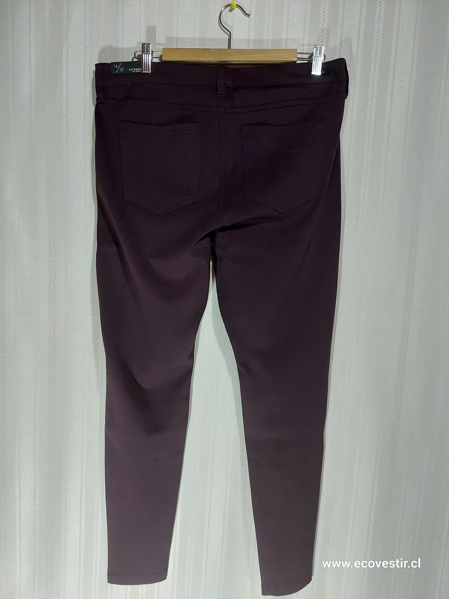 PANTALÓN BURDEO LIVERPOOL TALLA 14/32 2