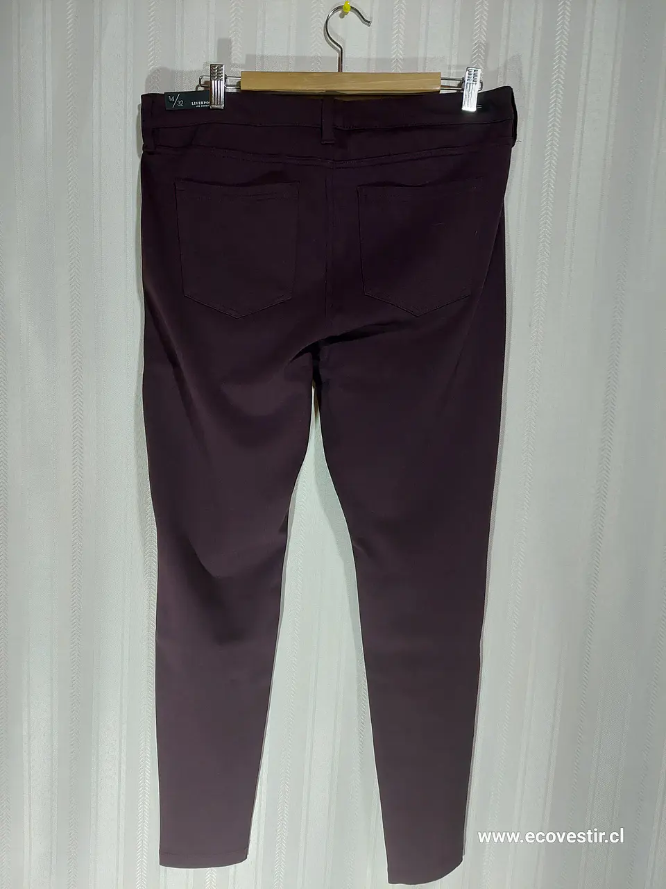 PANTALÓN BURDEO LIVERPOOL TALLA 14/32 2