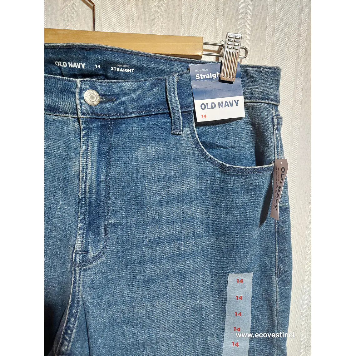 PANTALÓN JEANS AZUL OLD NAVY TALLA 14 3