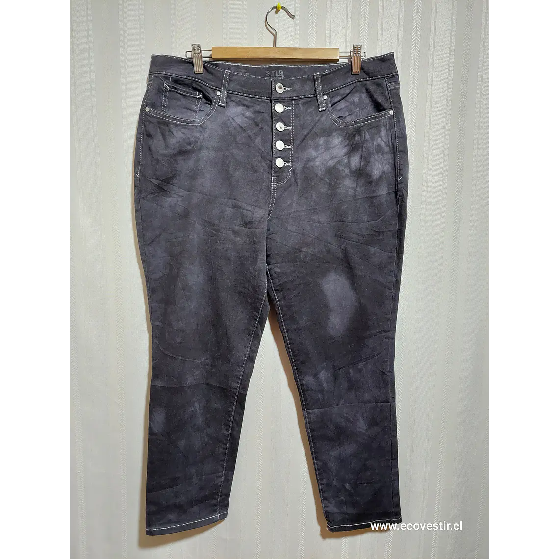PANTALÓN JEANS GRIS ANA TALLA 18 1
