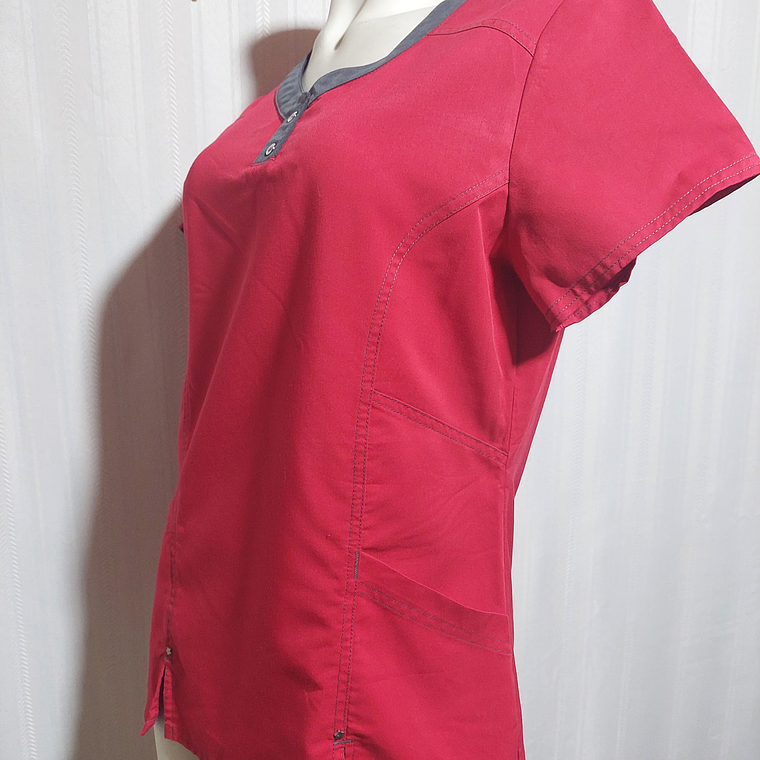 POLERA ROJO SCRUBSTAR TALLA S 2