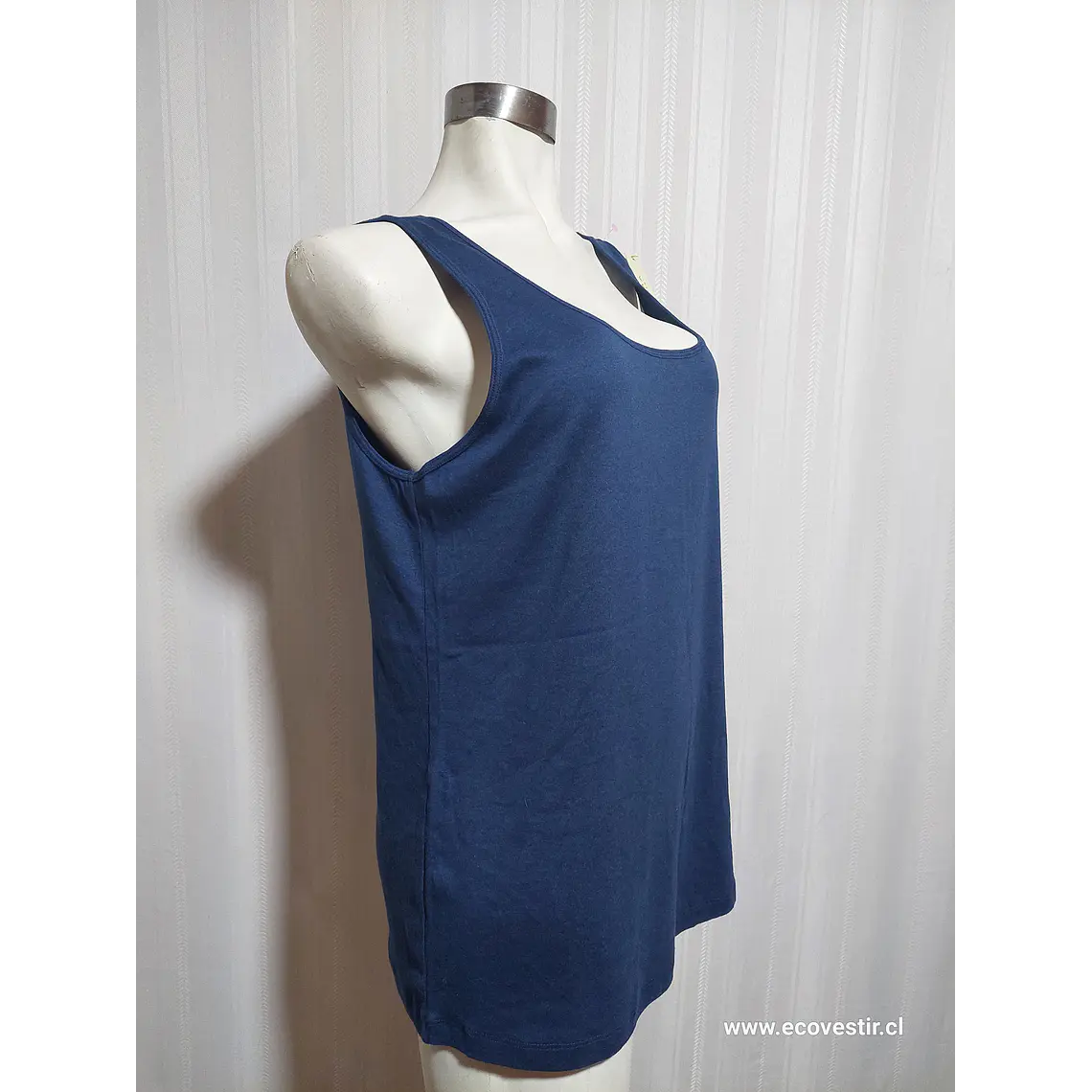 POLERA SIN MANGA AZUL SONOMA TALLA 1X  1