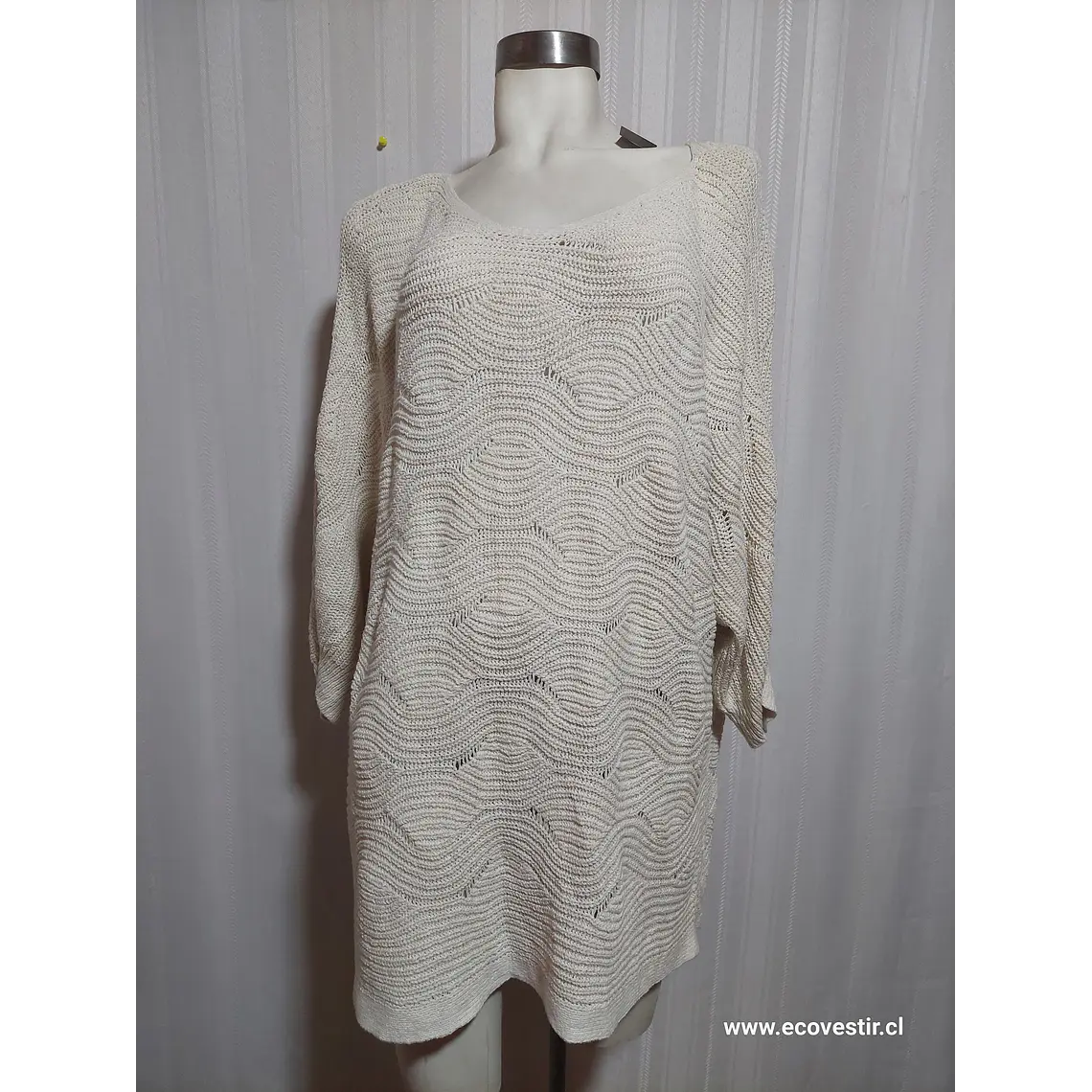 SWEATER BLANCO INVIERNO J.Jll TALLA XL 1