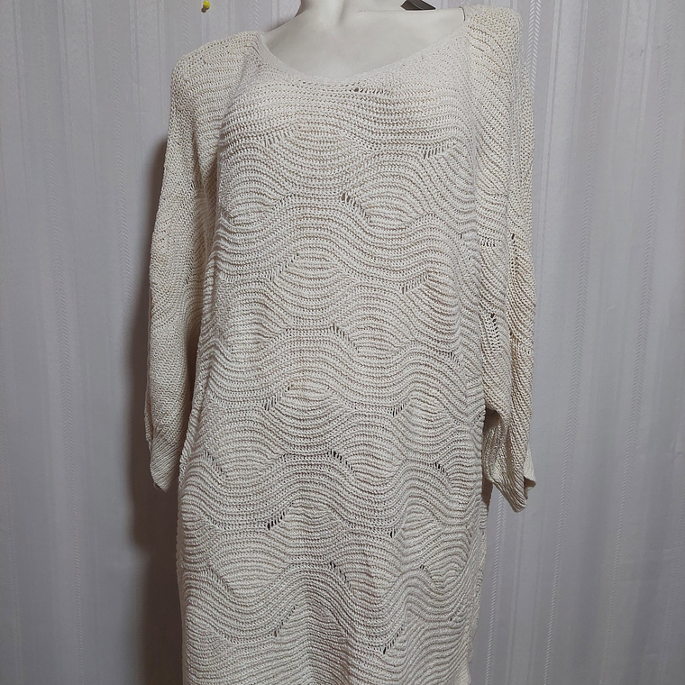 SWEATER BLANCO INVIERNO J.Jll TALLA XL 1