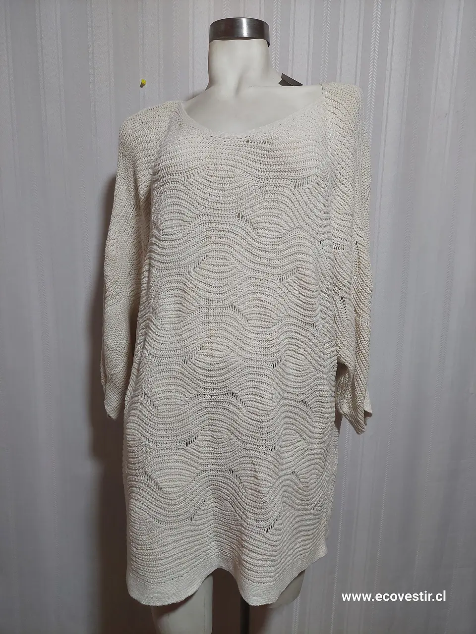 SWEATER BLANCO INVIERNO J.Jll TALLA XL 1